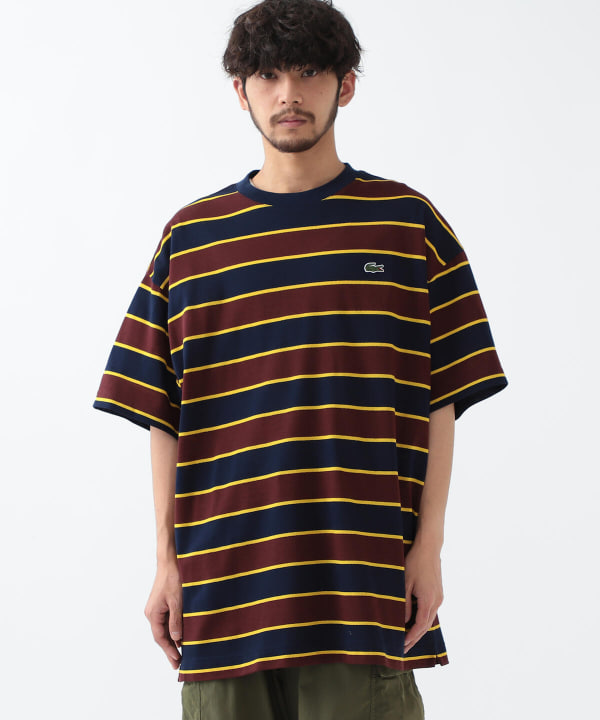 BEAMS（ビームス）【アウトレット】LACOSTE for BEAMS / 別注 Border T 