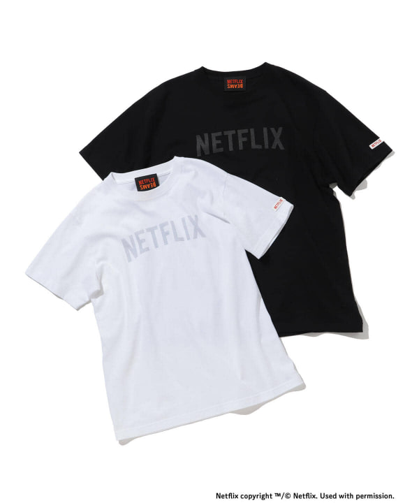 BEAMS（ビームス）Netflix × BEAMS / 2pack Logo T-shirt（Tシャツ 