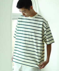 ▲BEAMS / ボーダー ビッグ Tシャツ