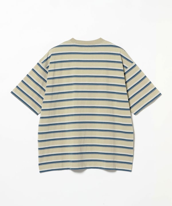 BEAMS (BEAMS) Loose Border T-shirt (T-shirts, cut and sewn T