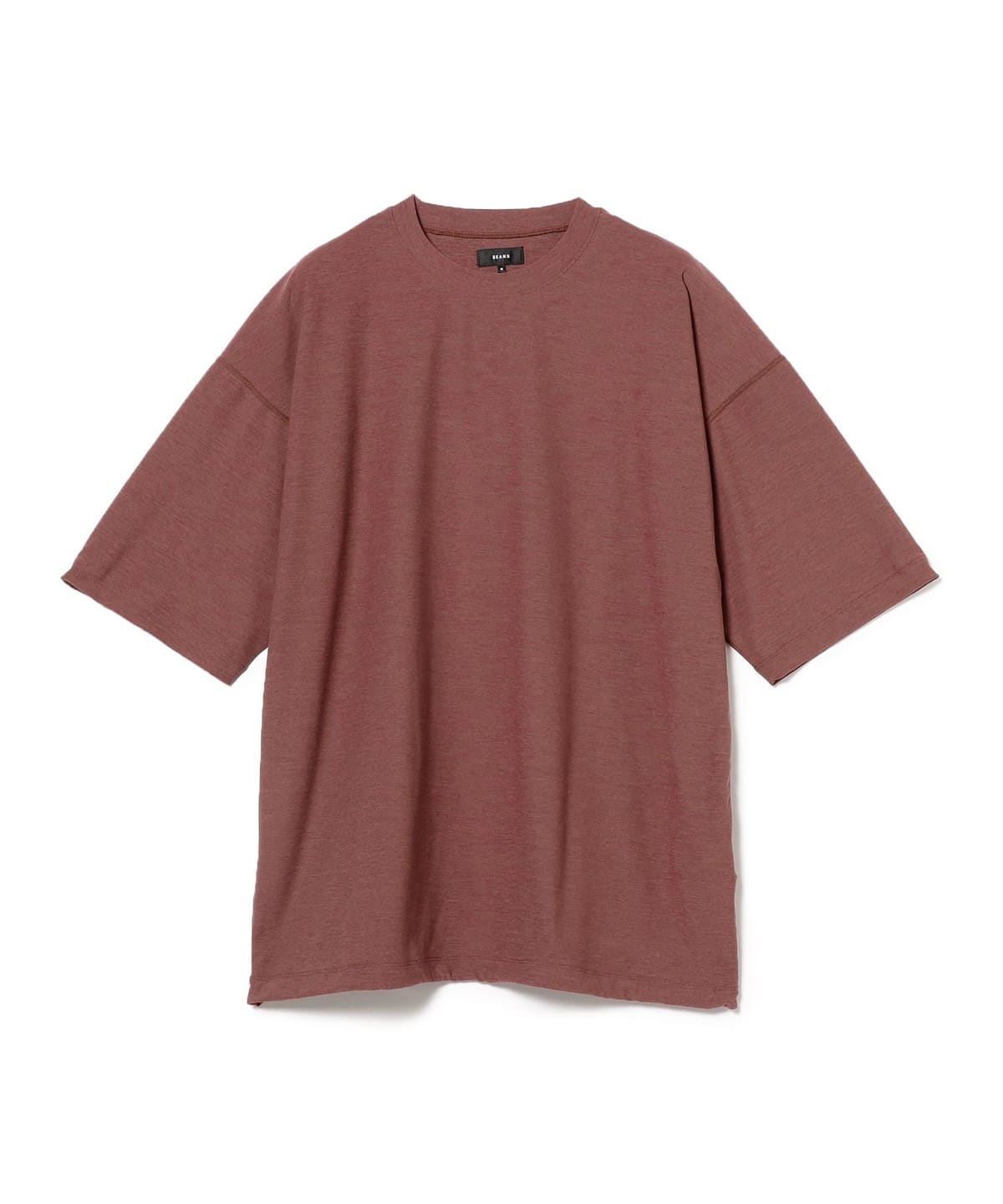 フラットシーマ クルーネック Tシャツ Tシャツ・カットソー MEN WINE L フラットシーマ クルーネック Tシャツ Tシャツ・カットソー MEN WINE L