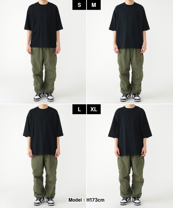 BEAMS (BEAMS) Loose Mercerized T-shirt (T-shirts, cut and