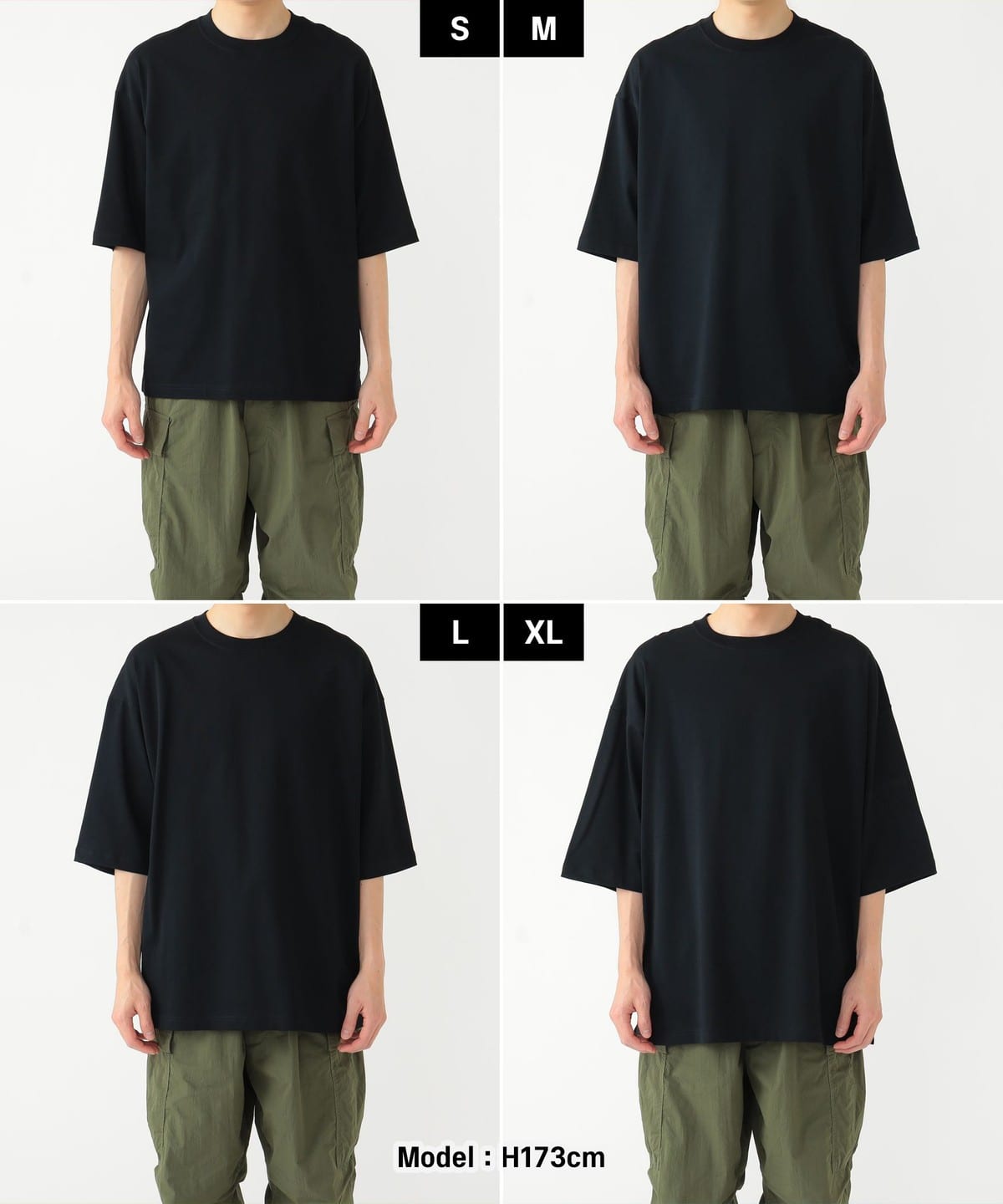 BEAMS (BEAMS)【限時特賣】寬鬆絲光T卹(T卹、裁剪縫製T卹)特賣