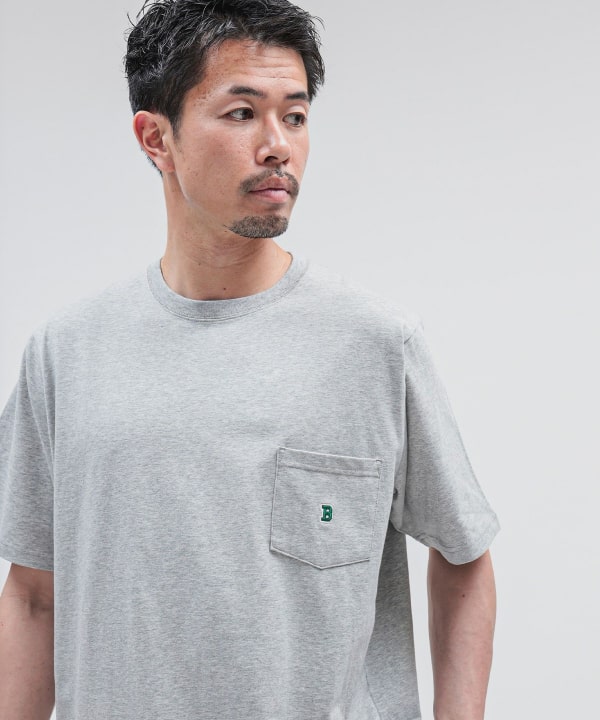 BEAMS（ビームス）Bロゴ ポケット Tシャツ（Tシャツ・カットソー Tシャツ）通販｜BEAMS