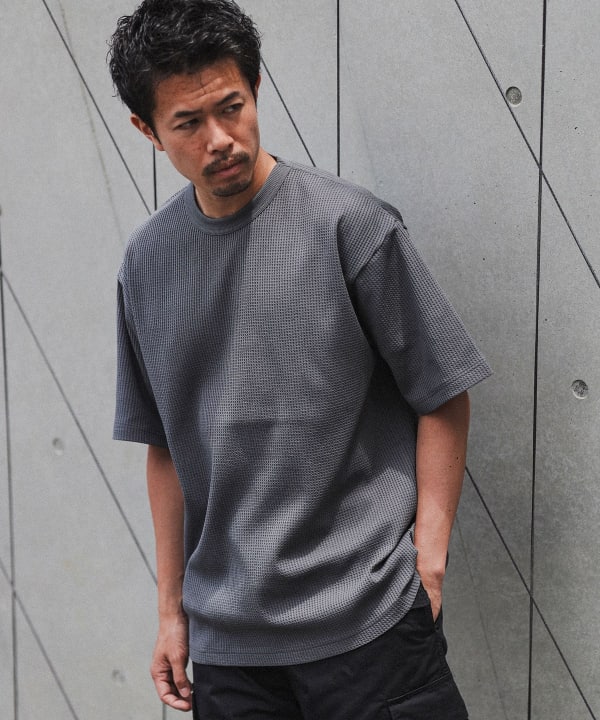 BEAMS Waffle T BEAMS shirt (T-shirts, cut and sewn T-shirts