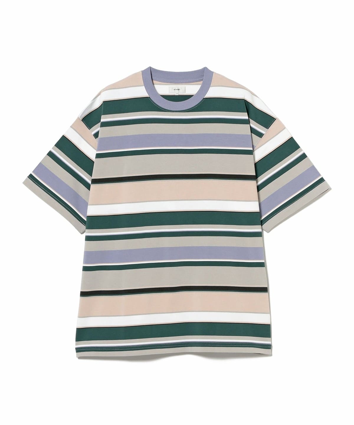 マルチボーダー Tシャツ Tシャツ・カットソー MEN LT. GREY M マルチボーダー Tシャツ Tシャツ・カットソー MEN LT. GREY M