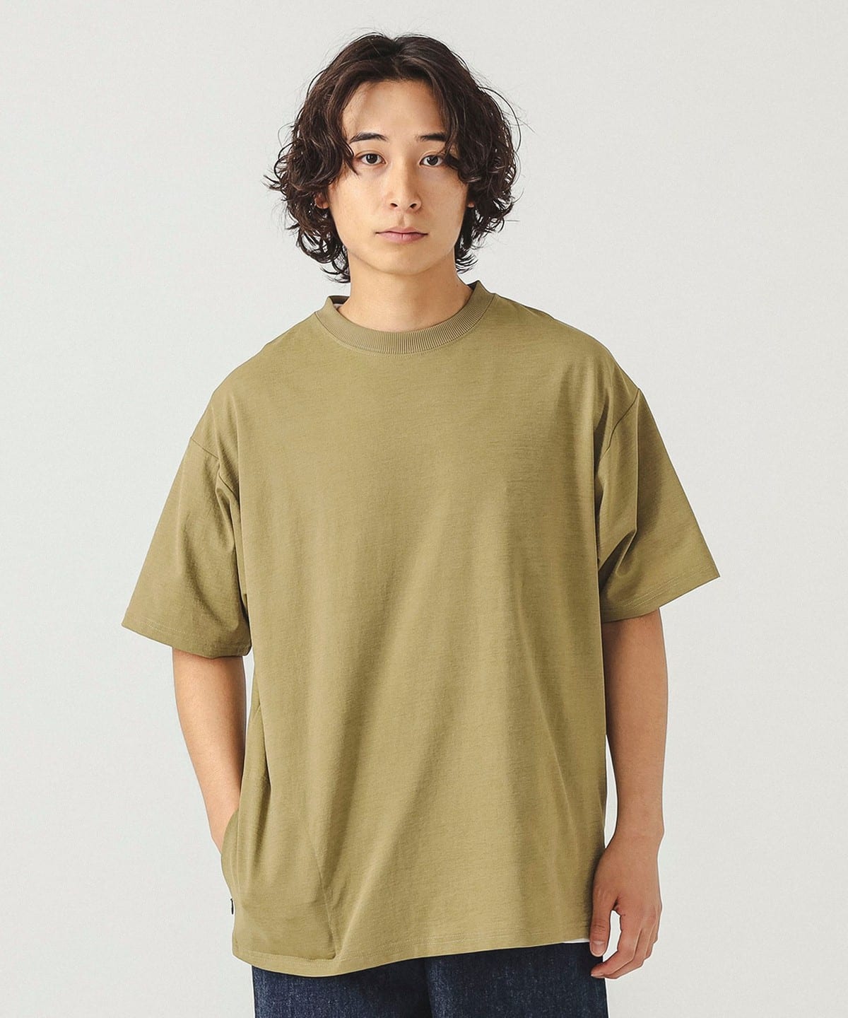 アクティブ Tシャツ Tシャツ・カットソー MEN OLIVE S アクティブ Tシャツ Tシャツ・カットソー MEN OLIVE S