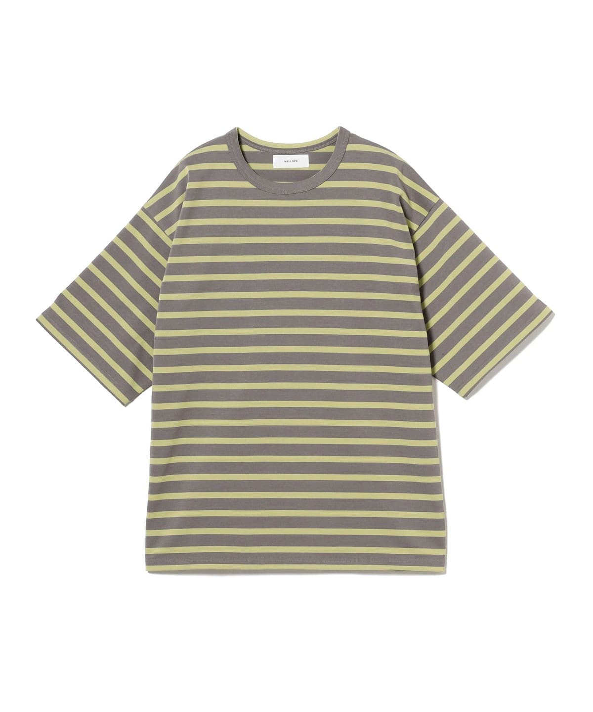 WELLDER ウェルダー / Stripe Short Sleeve Tシャツ・カットソー MEN Gray×Yellow 5 WELLDER ウェルダー / Stripe Short Sleeve Tシャツ・カットソー MEN Gray×Yellow 5