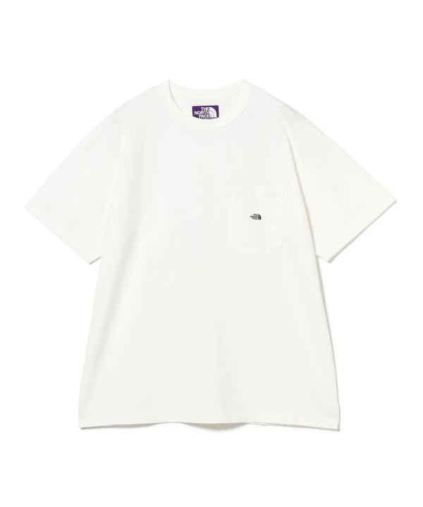 未使用タグ付き✴︎ノースフェイスパープルレーベル ポケットTシャツXL THENORTH FACE】パープルレーベルポケットロングTシャツ (THE