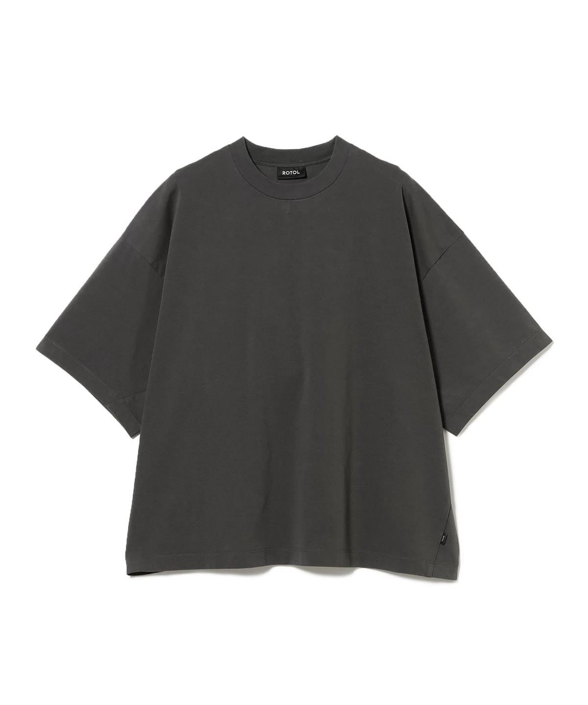 ROTOL ロトル / TWIST SHORT SLEEVE TEE Tシャツ・カットソー MEN CHARCOAL 2 ROTOL ロトル / TWIST SHORT SLEEVE TEE Tシャツ・カットソー MEN CHARCOAL 2