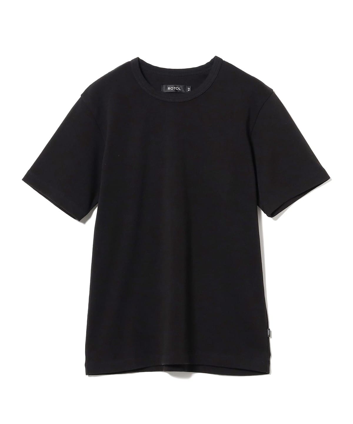 ROTOL ロトル / RIB SHORT SLEEVE TEE Tシャツ・カットソー MEN BLACK 3 ROTOL ロトル / RIB SHORT SLEEVE TEE Tシャツ・カットソー MEN BLACK 3
