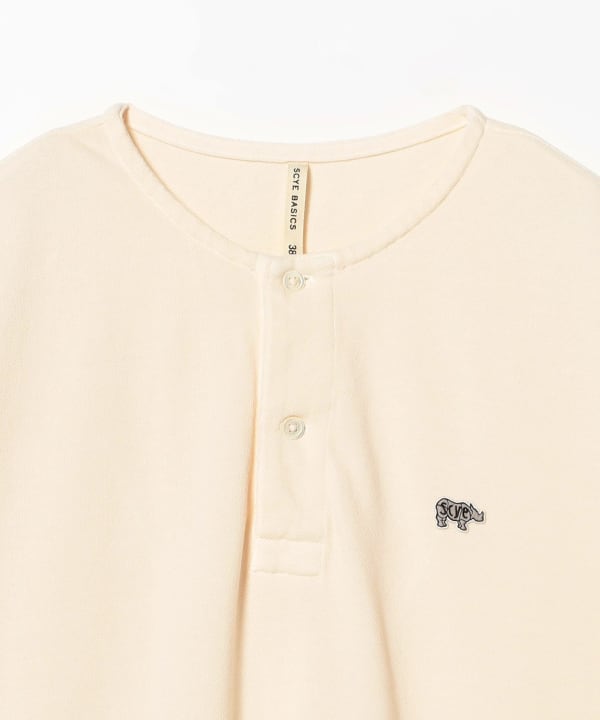 期間限定お買い得商品 |  通販 BEAMS（ビームス）Scye Shirt（T Neck Henley Pique Cotton / トップス