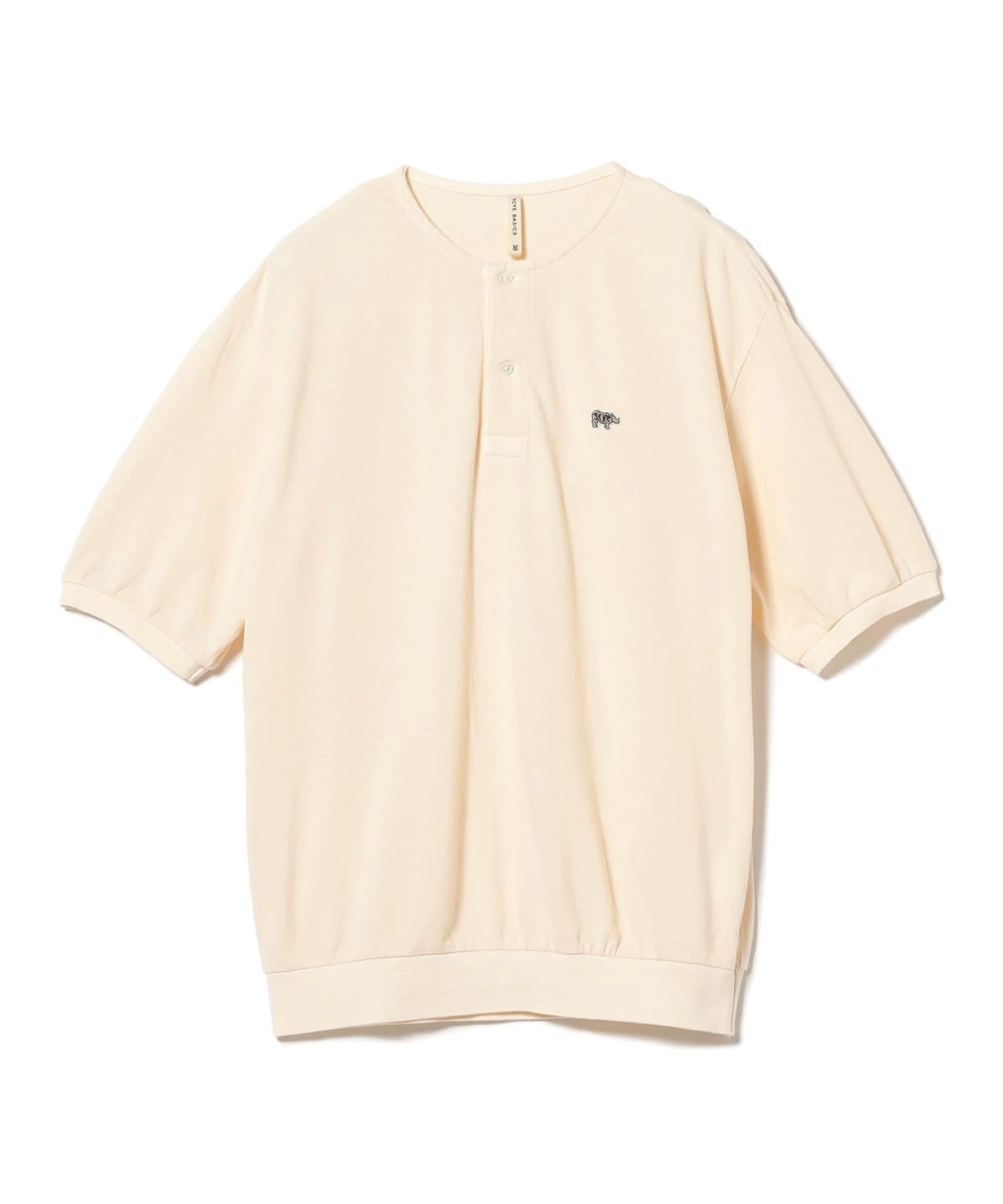 Scye サイ / Cotton Pique Henley Neck Shirt Tシャツ・カットソー MEN BANILLA 40 Scye サイ / Cotton Pique Henley Neck Shirt Tシャツ・カットソー MEN BANILLA 40