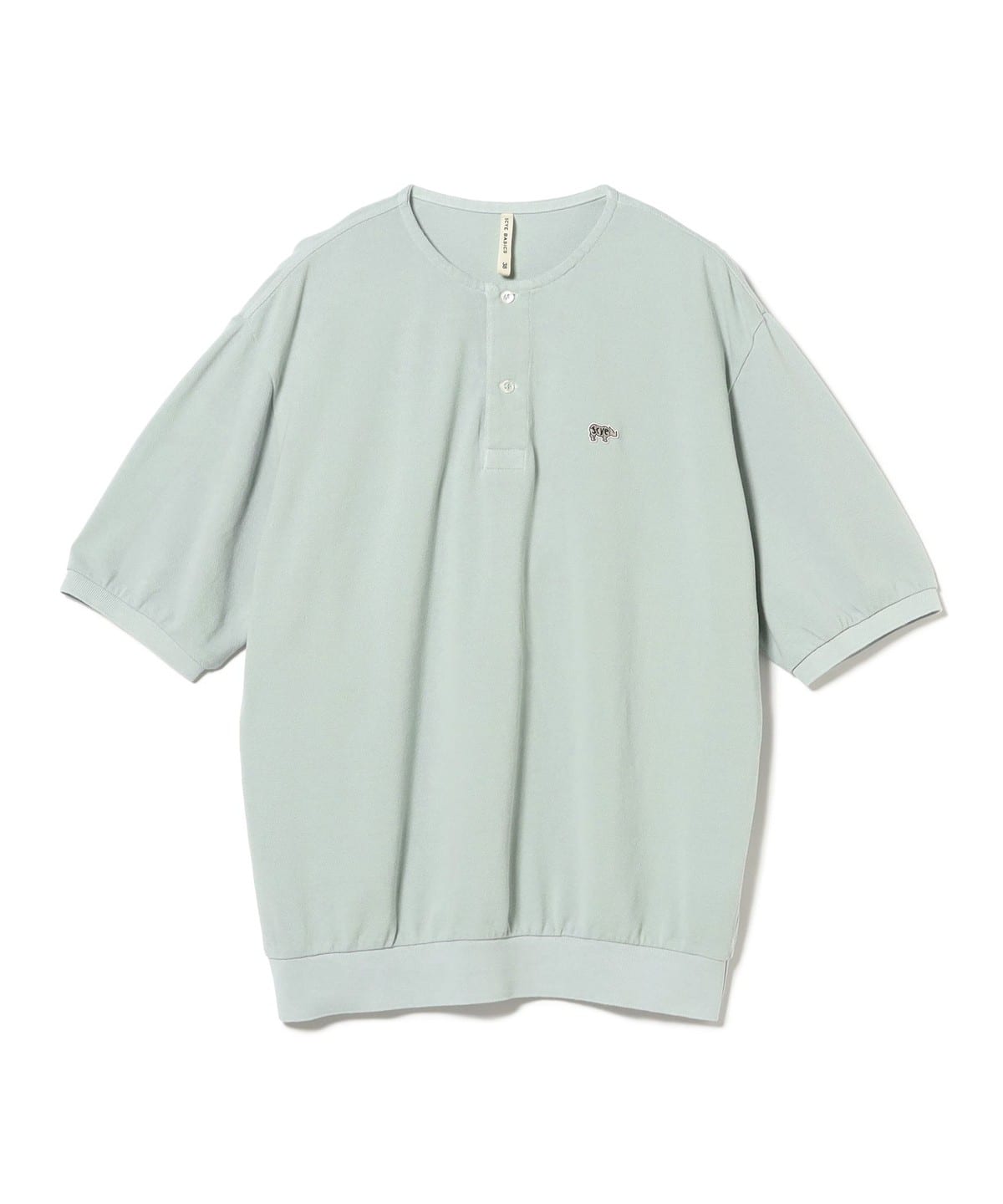 Scye サイ / Cotton Pique Henley Neck Shirt Tシャツ・カットソー MEN AQ GREEN 38 Scye サイ / Cotton Pique Henley Neck Shirt Tシャツ・カットソー MEN AQ GREEN 38