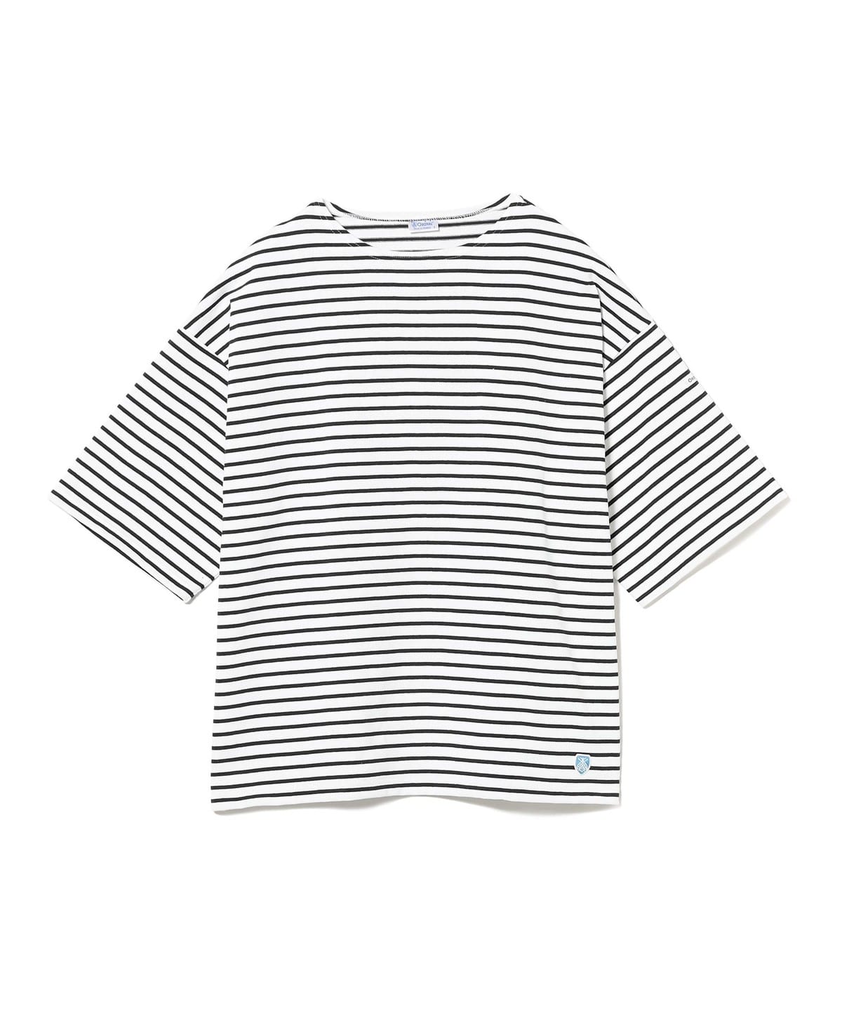 ORCIVAL オーシバル / ワイドボディー ボートネック ショートスリーブ プルオーバー Tシャツ・カットソー MEN WHITE×MILKY WAY 4 ORCIVAL オーシバル / ワイドボディー ボートネック ショートスリーブ プルオーバー Tシャツ・カットソー MEN WHITE×MILKY WAY 4