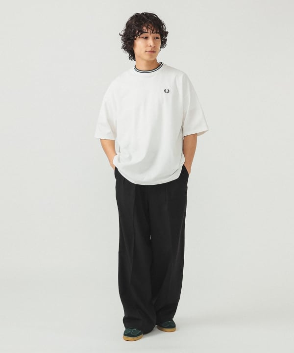 BEAMS（ビームス）【別注】FRED PERRY / オーバーサイズ ピケ T