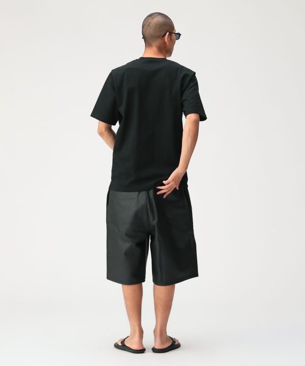 【別注】UNIVERSAL OVERALL / ロゴTシャツ Model：179cm Size：L