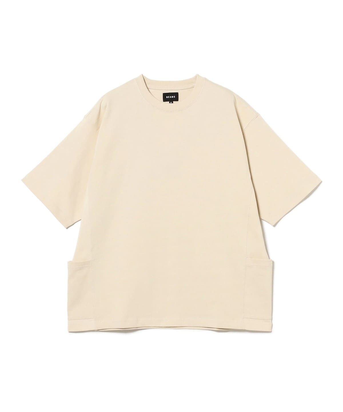 サイドポケット ルーズTシャツ Tシャツ・カットソー MEN NATURAL M サイドポケット ルーズTシャツ Tシャツ・カットソー MEN NATURAL M