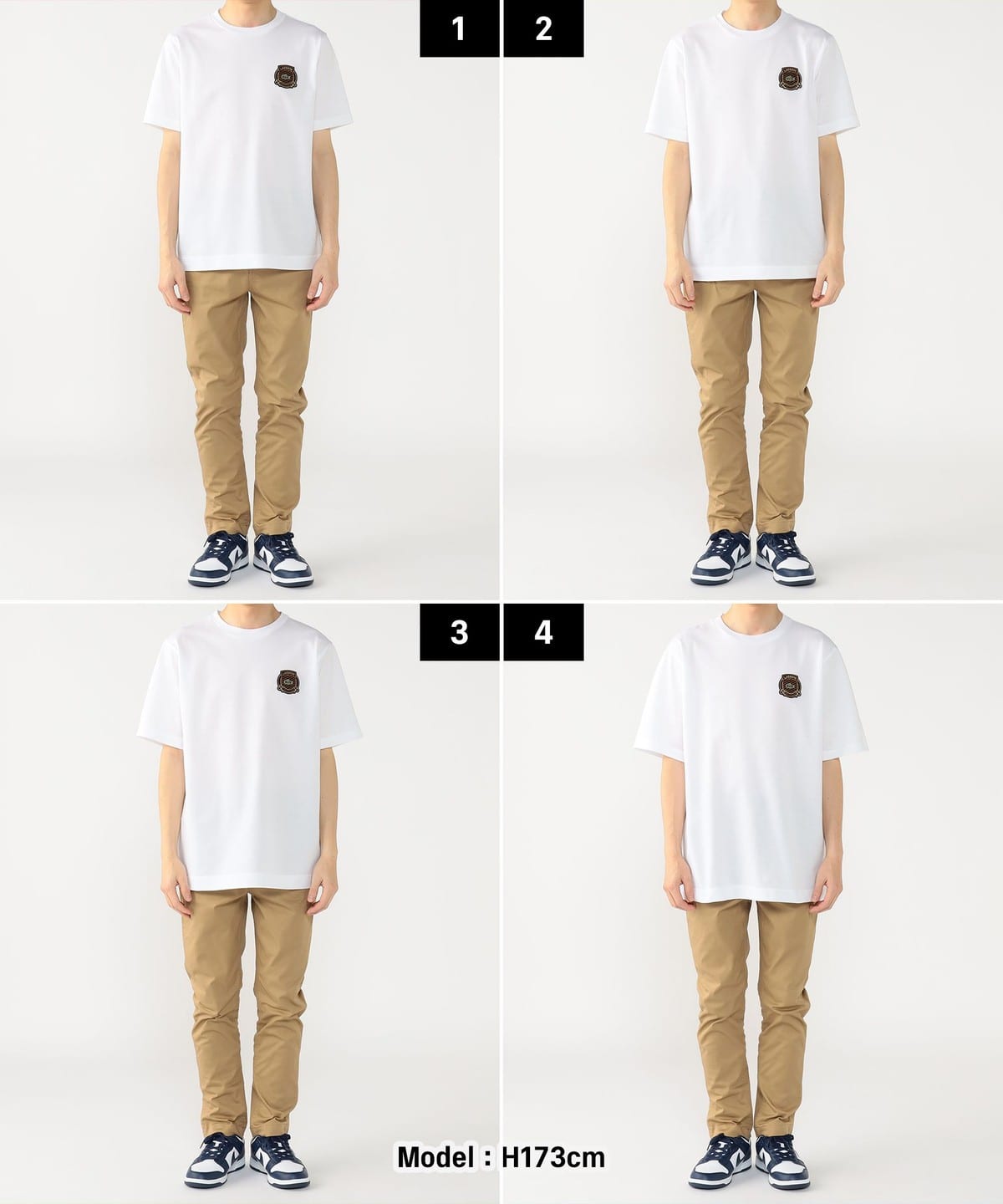 BEAMS（ビームス）【別注】LACOSTE / バッジ カノコ Tシャツ（Tシャツ