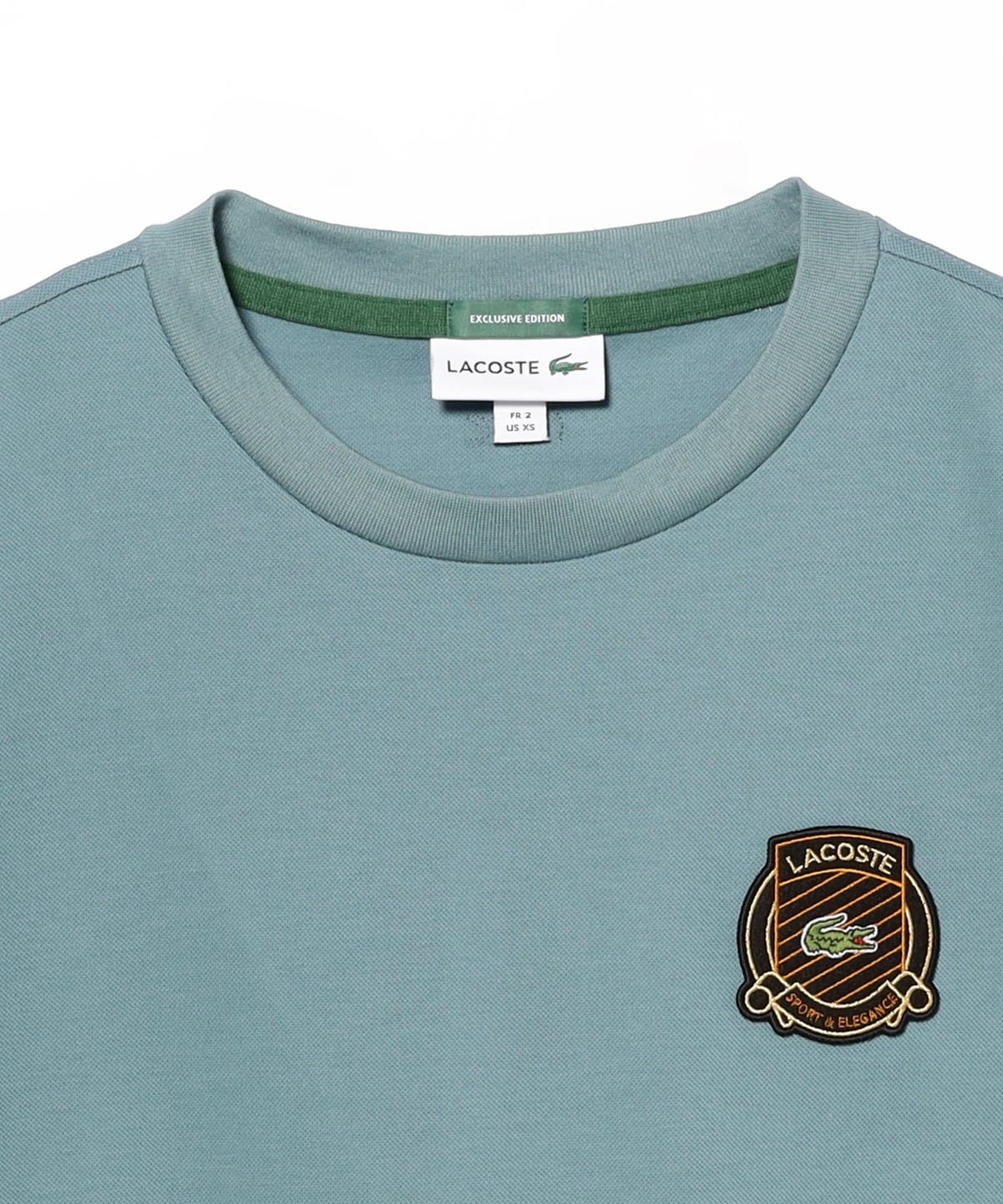 BEAMS（ビームス）【別注】LACOSTE / バッジ カノコ Tシャツ（Tシャツ