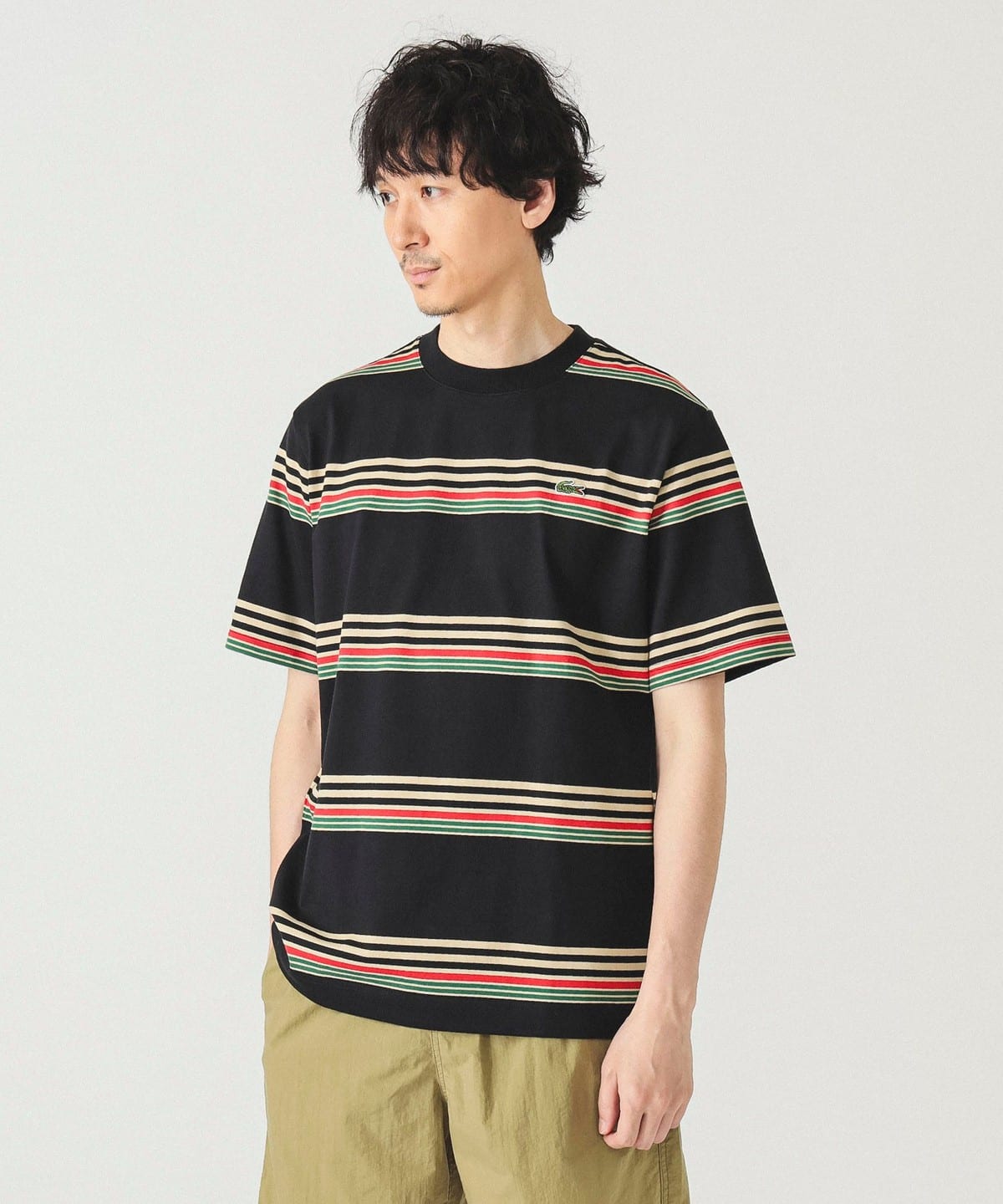 美品 ビームス別注 ラコステ tシャツ ボーダー S ラルフローレン BEAMS（ビームス）【別注】LACOSTE / ボーダーTシャツ（Tシャツ