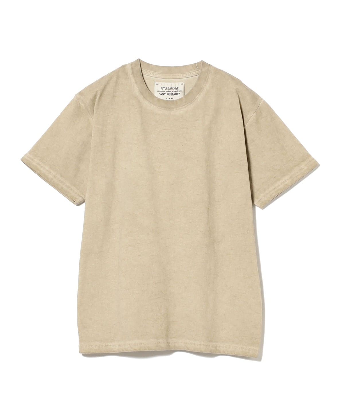 FUTURE ARCHIVE / AGING T-SHIRT Tシャツ・カットソー MEN FADE BEIGE L FUTURE ARCHIVE / AGING T-SHIRT Tシャツ・カットソー MEN FADE BEIGE L