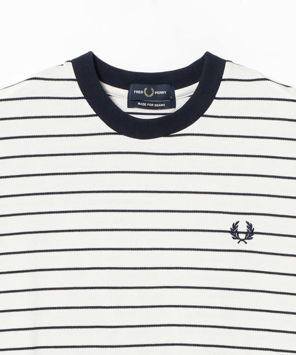 BEAMS（ビームス）FRED PERRY / Fine Stripe T-Shirt（Tシャツ