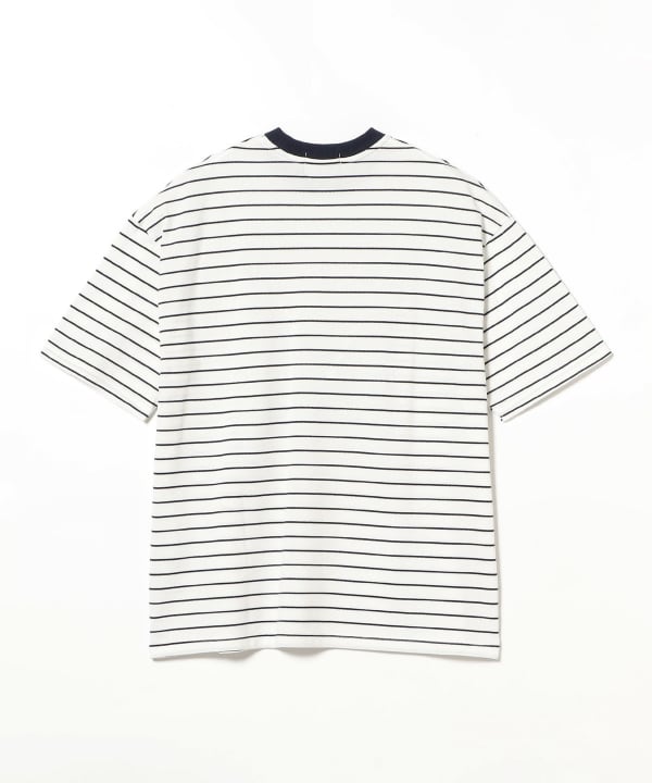 BEAMS（ビームス）【別注】FRED PERRY / RELAXED STRIPE PIQUE T