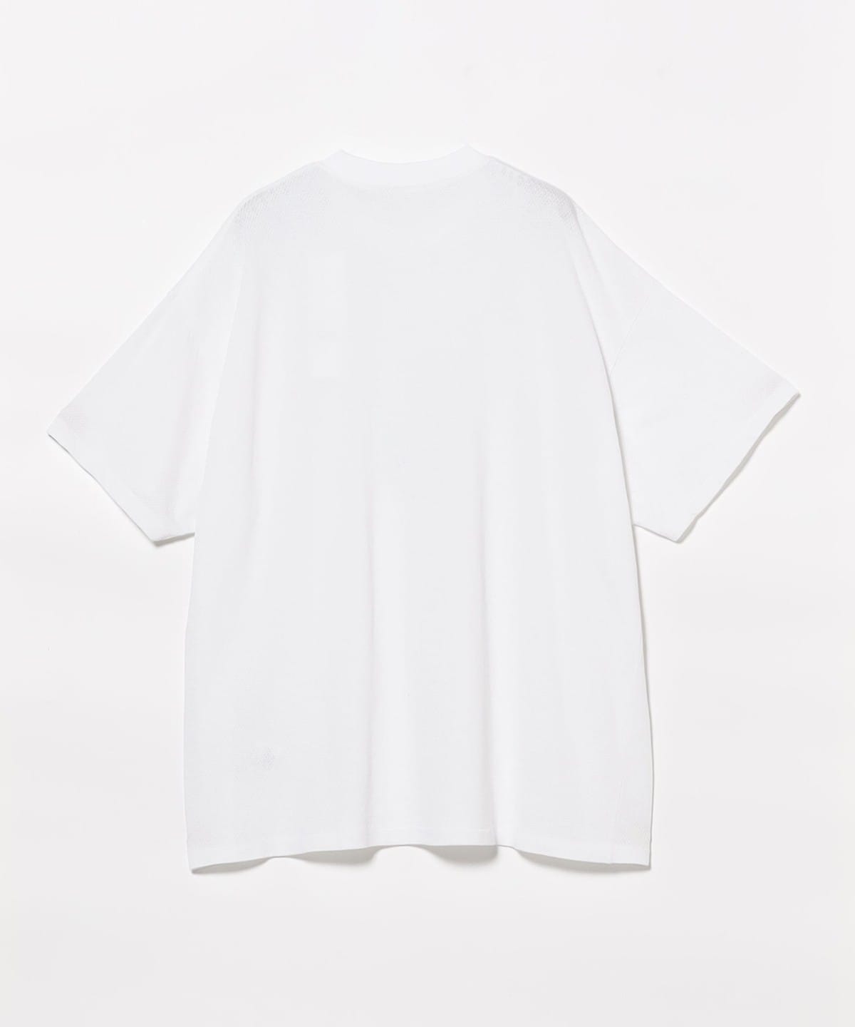 COMOLI コットンメッシュTシャツ ホワイト comoli ⁡ ⁡ 