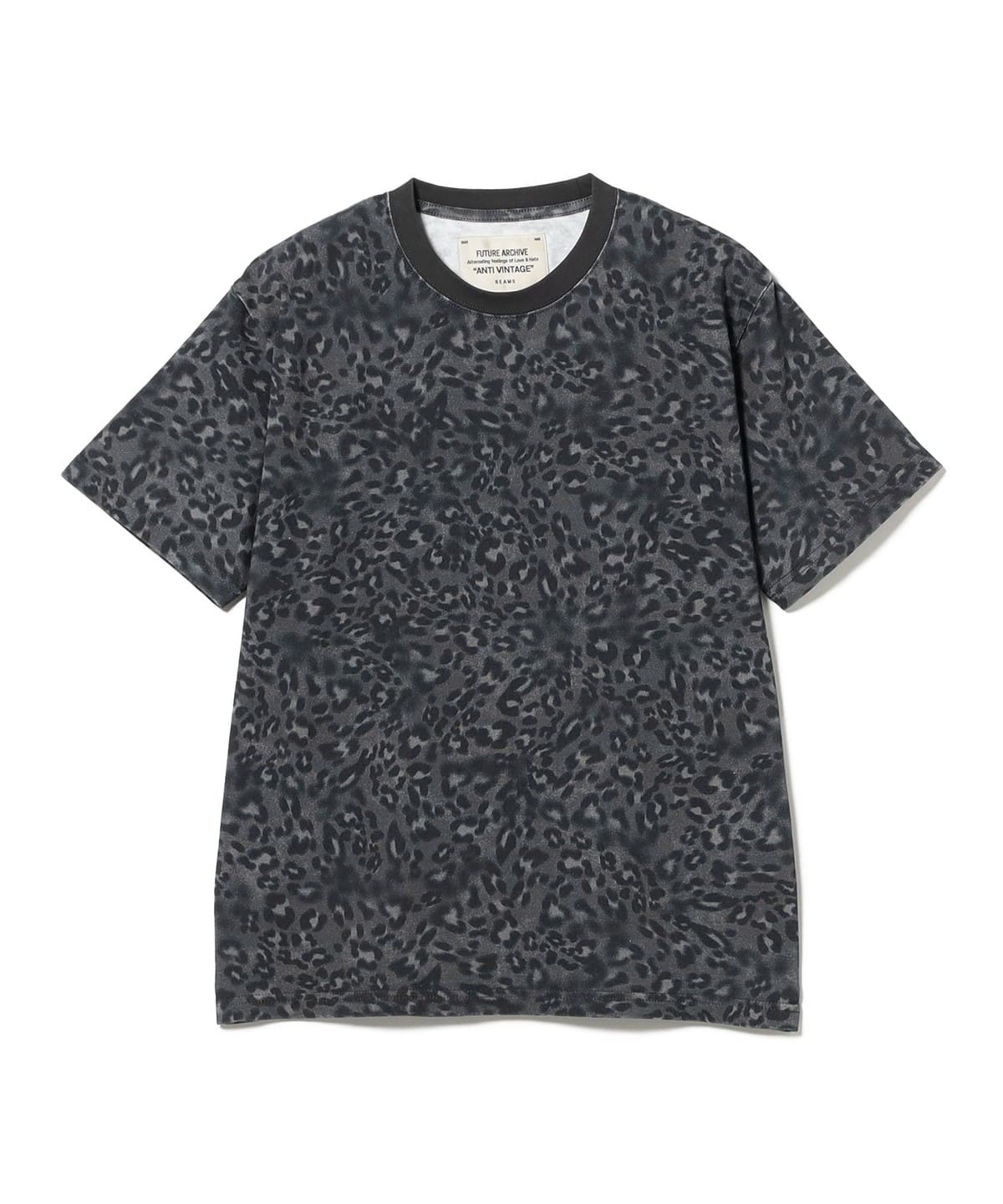 FUTURE ARCHIVE / FADE REOPARD T-SHIRT Tシャツ・カットソー MEN BLACK CAMO S FUTURE ARCHIVE / FADE REOPARD T-SHIRT Tシャツ・カットソー MEN BLACK CAMO S
