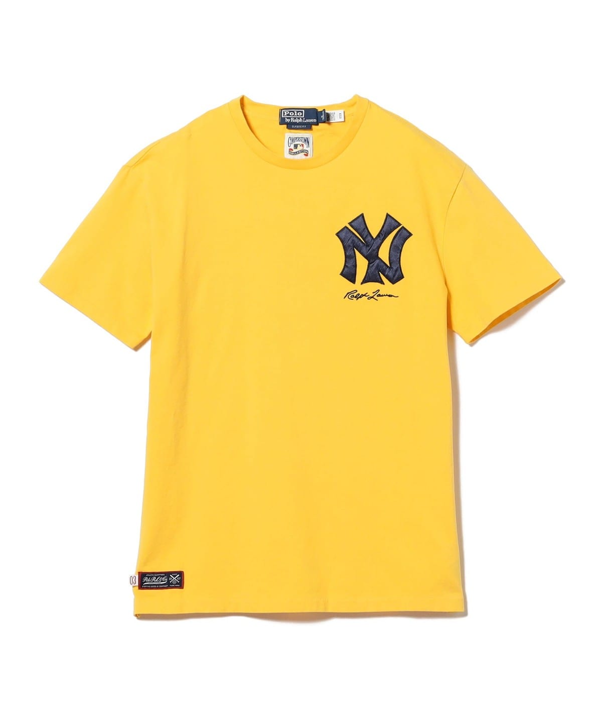 POLO RALPH LAUREN ポロ ラルフ ローレン / ヤンキース ジャージーTシャツ Tシャツ・カットソー MEN 700:YELLOW XL POLO RALPH LAUREN ポロ ラルフ ローレン / ヤンキース ジャージーTシャツ Tシャツ・カットソー MEN 700:YELLOW XL