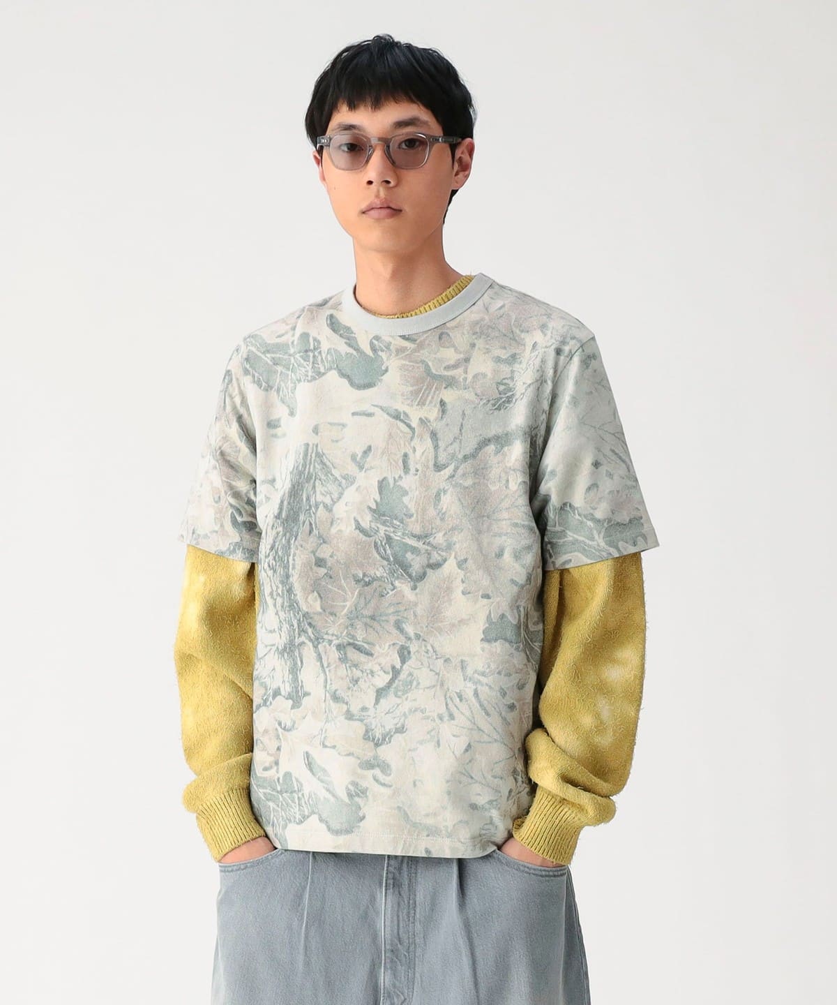 BEAMS（ビームス）カモフラージュ プリント Tシャツ【ベーシック