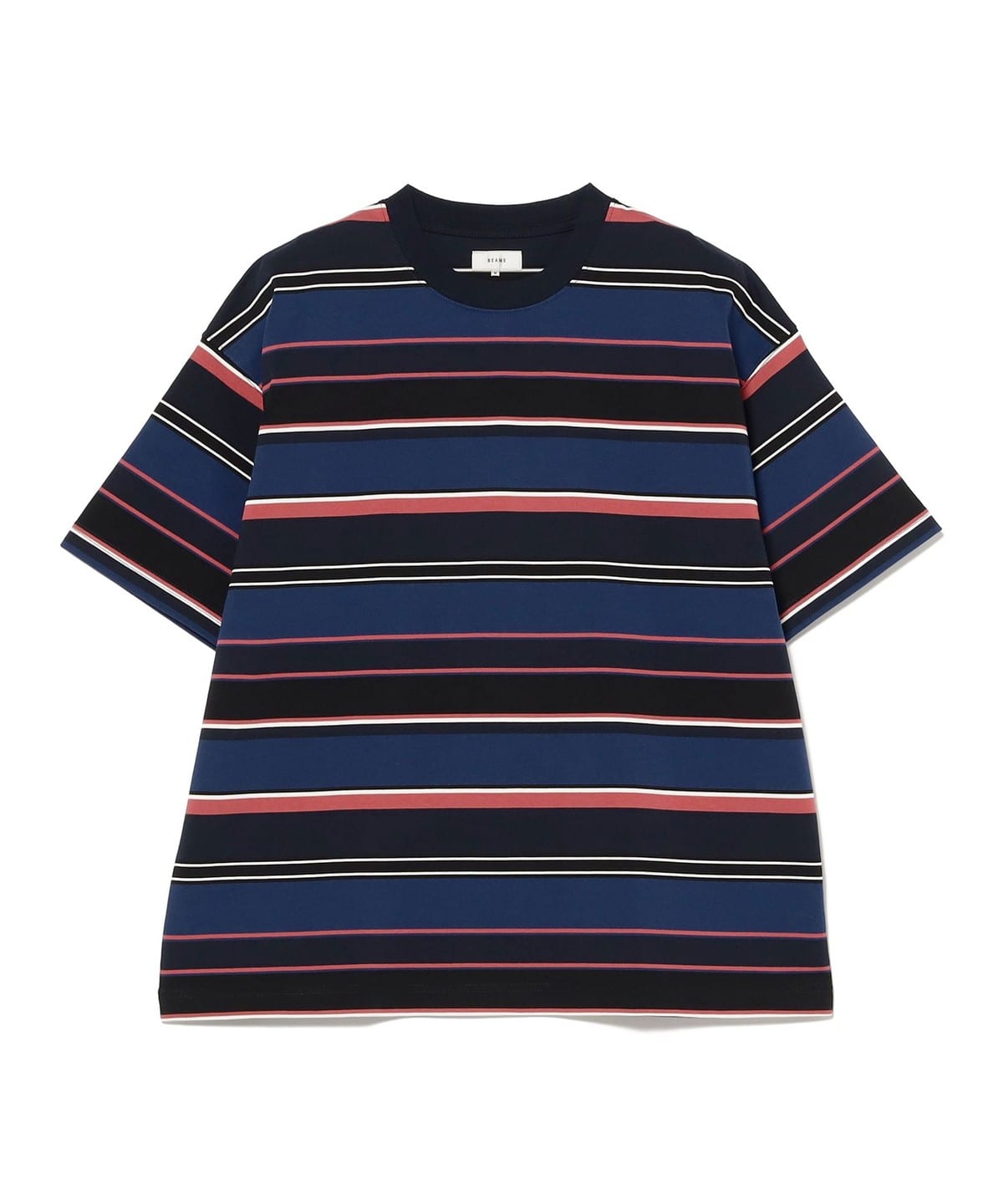 BEAMS（ビームス）【10/1再値下げ】マルチ ボーダー Tシャツ 【ワイド
