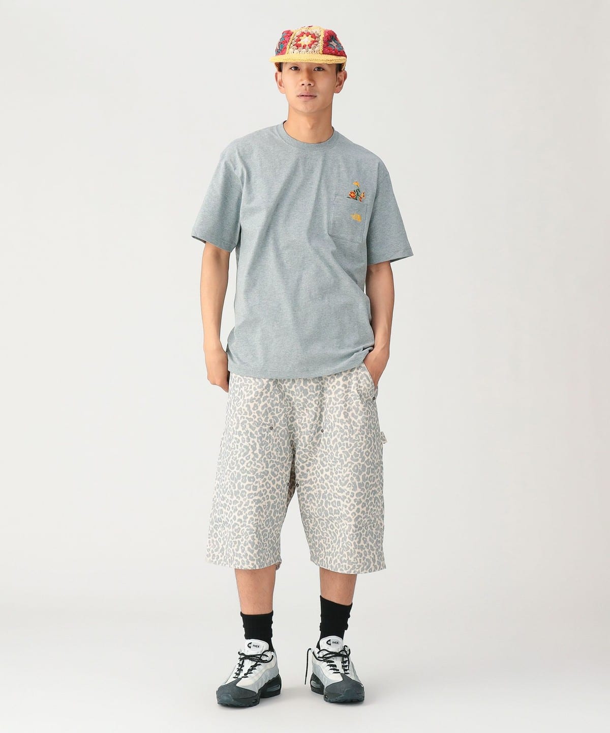 BEAMS (BEAMS) THE NORTH FACE / S/S FD Flower Logo Tee (T-shirt/Cut