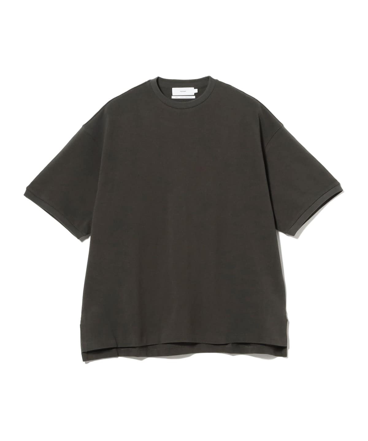 Graphpaper �O���t�y�[�p�[ / Cotton Pique Jersey Crew Neck Tee T�V���c�E�J�b�g�\�[ MEN CHARCOAL 1