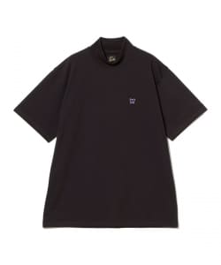 NEEDLES / S/S Mock Neck Tee - Poly Jersey