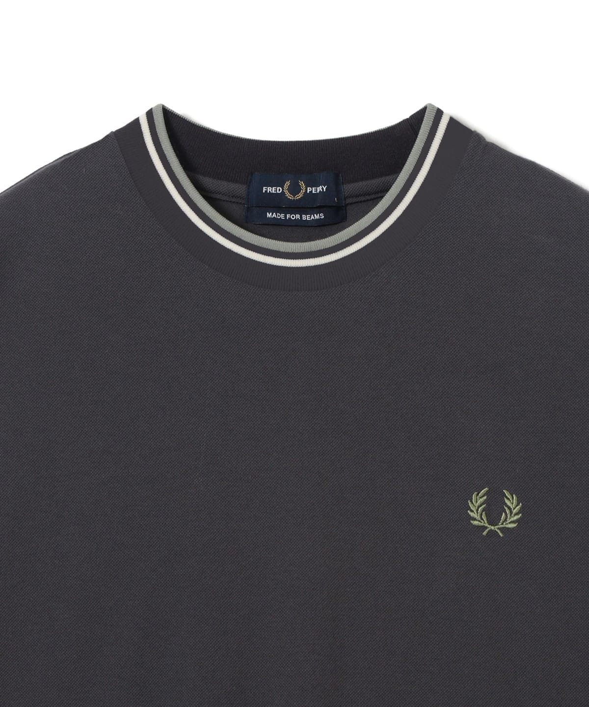 BEAMS（ビームス）【別注】FRED PERRY / Oversized Tipped Pique T