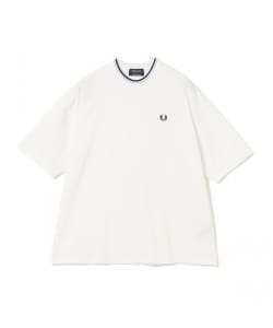 【+10%ポイントUP】【別注】FRED PERRY / Oversized Tipped Pique T-shirt