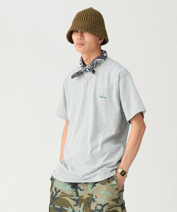 ワンポイント Tシャツ 【ベーシックフィット】 Model：179cm Size：L