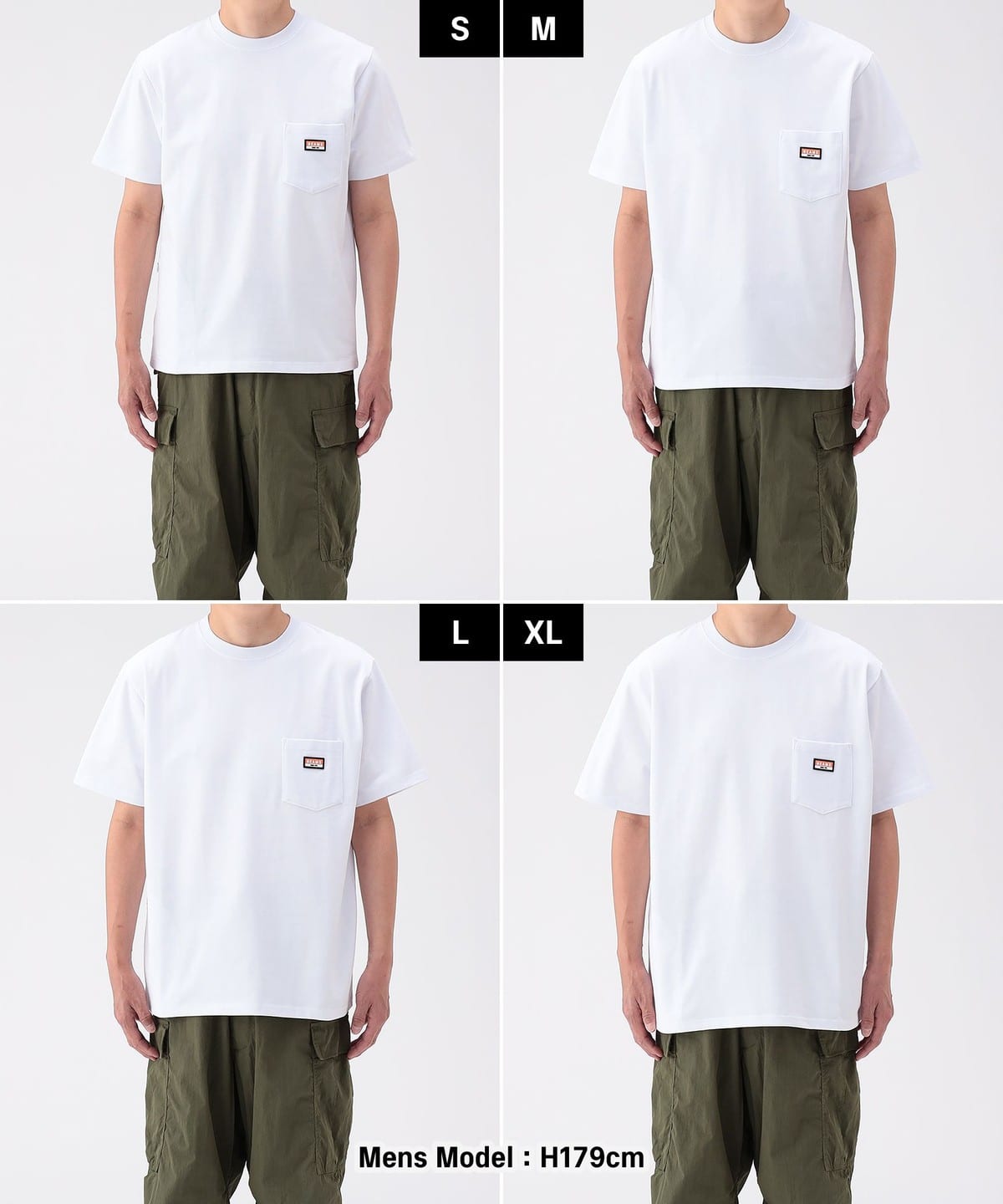 BEAMS（ビームス）ヘビーウエイト ロゴワッペン Tシャツ【ベーシック