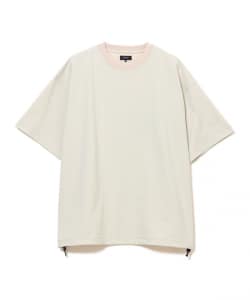 マイクロ ボーダー Tシャツ【ワイドフィット】