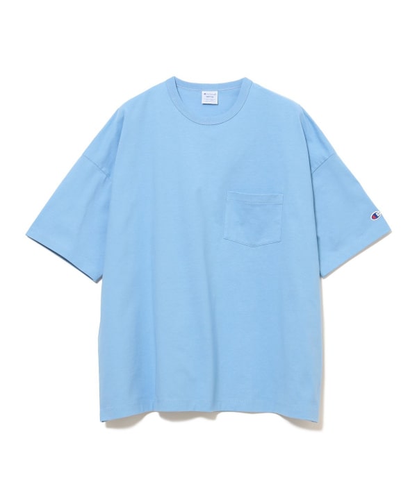 BEAMS（BEAMS）[別注] MIN-NANO Champion系列 / 口袋T卹（T卹/裁剪縫製
