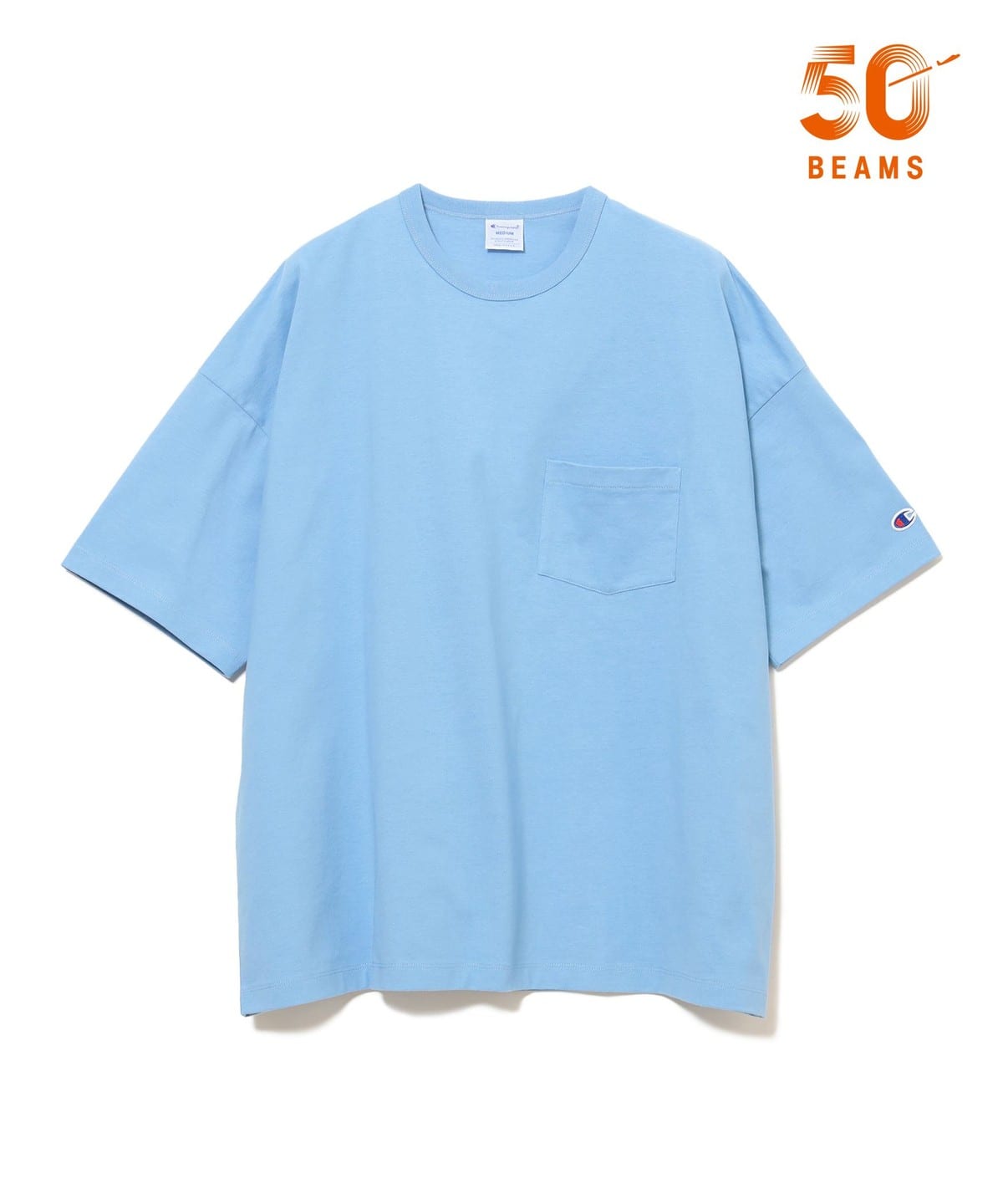 BEAMS（ビームス） 【別注】Champion by MIN-NANO / ポケット Tシャツ