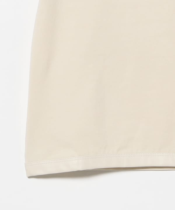 Synthetic leather ringer T-shirt