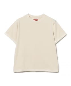Synthetic leather ringer T-shirt