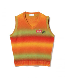 TTT_MSW / Kasuri Knit Vest