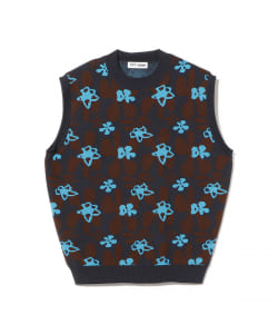▲TTTMSW / Flower Camo Knit Vest