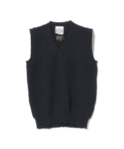 ▲Jamieson’s × BEAMS PLUS / 別注 プルオーバー Vネックベスト
