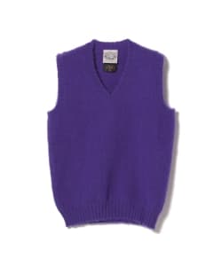 ▲Jamieson’s × BEAMS PLUS / 別注 プルオーバー Vネックベスト