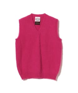 ▲Jamieson’s × BEAMS PLUS / 別注 プルオーバー Vネックベスト
